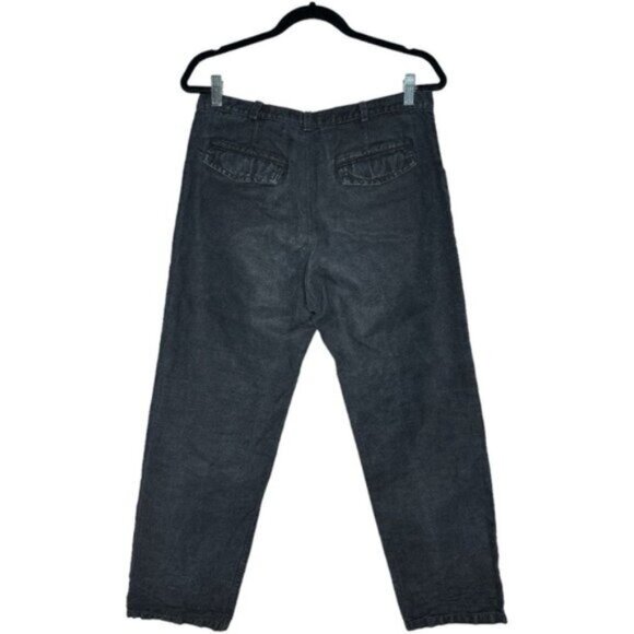 Isabel Marant Linen Blend Black Pant Size 40 - Picture 7 of 13